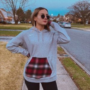 Custom Plaid Nike Hoodie